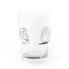 デザインオフィスOWLSのキラキラOWLSグラス Water Glass :back