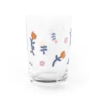 今野志保 ・ Shiho Konnoのお花パターン1 Water Glass :back