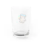 くまくま。ショップのくまくま。チョコミン党 Water Glass :back