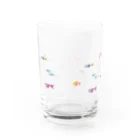 イラストレーター おおでゆかこのFish Water Glass :back