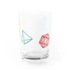 くらりのRegular Polyhedron Water Glass :back