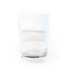 Ryokutyaのため池 Water Glass :back