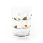 わおさきのおいしいごはんC Water Glass :back