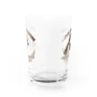 “すずめのおみせ” SUZURI店の東京すずめ Water Glass :back