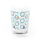 ルルエチュードのぐるぐるリース（ターコイズ） Water Glass :back