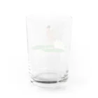 たかはらのケロケロ文鳥 Water Glass :back