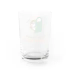 “すずめのおみせ” SUZURI店のHello! すずめだいきち Water Glass :back