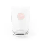 りんごのワンポイントなりんご Water Glass :back