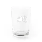 もるの飲む飲む文鳥 Water Glass :back