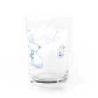 BARE FEET/猫田博人のアザラシつみつみ・グラス Water Glass :back