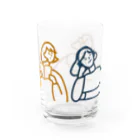 7a2a3の3人 Water Glass :back