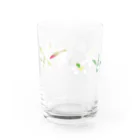 しまのなかまfromIRIOMOTEの西表島の白い花（11種） Water Glass :back