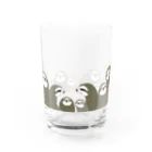 タバタ画房のみんななかよし　なまけもの Water Glass :back