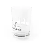 sunokko designのアルパカ キャラバン Water Glass :back