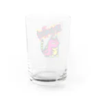 ねこのLAPHCONESSのサイケデリックなラフ子ネス Water Glass :back