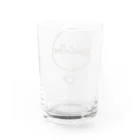 気球コーヒーの気球コーヒーロゴ　ハンドライト Water Glass :back