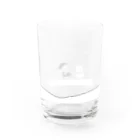 つちのこ堂の冬の女の子 Water Glass :back