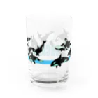 SHIZRUのSUZURIのシャチ（女子会） Water Glass :back