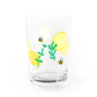 わおさきのハチとレモン＋ミント Water Glass :back