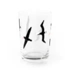 piro piro piccoloのアホウドリたち Water Glass :back