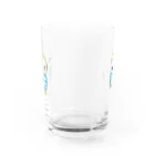 イエローロンパースのめめのなつやすみ Water Glass :back