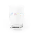 ぷいこのおみせのクリスマス★ダーナラホース Water Glass :back