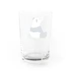 and_paddyのパンダとちょうちょ Water Glass :back
