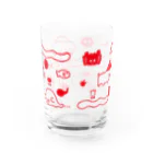 SHOP味み suzuri店のおそろし村 Water Glass :back