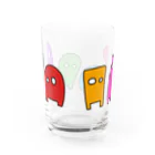 amupontanのぐるっと一周あんよちゃん Water Glass :back