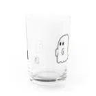 鳥原のおばけのこうしん Water Glass :back