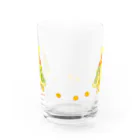 めろんぽっぷのお店だよのこたつカメのこたろー　緑　コロコロみかん Water Glass :back