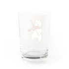 イケガメ シノのバイオリンうさぎ Water Glass :back