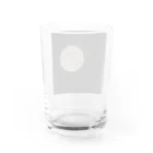 whale19のI never walk alone Water Glass :back