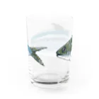 コンぎつねデザイン工房のIWASHI水 Water Glass :back