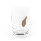 いぬのミルクティー入れてワン Water Glass :back