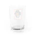 NUNAのペロペロダックス　あろちぃ　縁取り Water Glass :back