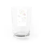 kumamotoの宇宙ウサギ Water Glass :back