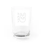 yami_poemのにんにくうさぎ Water Glass :back