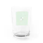 soundの三角眉毛&つぶらな瞳 (オセロ 大) Water Glass :back