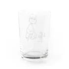 東海道中膝栗毛のゆび刑事とあいぼう Water Glass :back