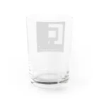 CherisCraft(ちぇりすくらふと）のCherisCraftロゴ Water Glass :back