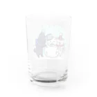 そらいろもようの雪だるま！ Water Glass :back