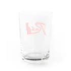 Rock catのRock cat red Water Glass :back