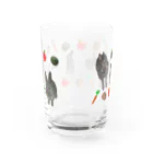 いきもの大好き！ほほえみフレンズのウサギさんと野菜たち Water Glass :back