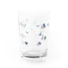 つくも舎の花熱帯魚 Water Glass :back