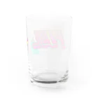 くじらの#p001_POOLショップロゴ Water Glass :back