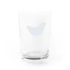鱒野のとりさん Water Glass :back