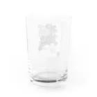 未野のグッズ屋さんのうずまきの大群 Water Glass :back