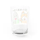 mattyuuのクマさんと調和級数大好きカメさん Water Glass :back