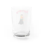 お化け屋アメリカ店の全力疾走むぎ茶くん Water Glass :back